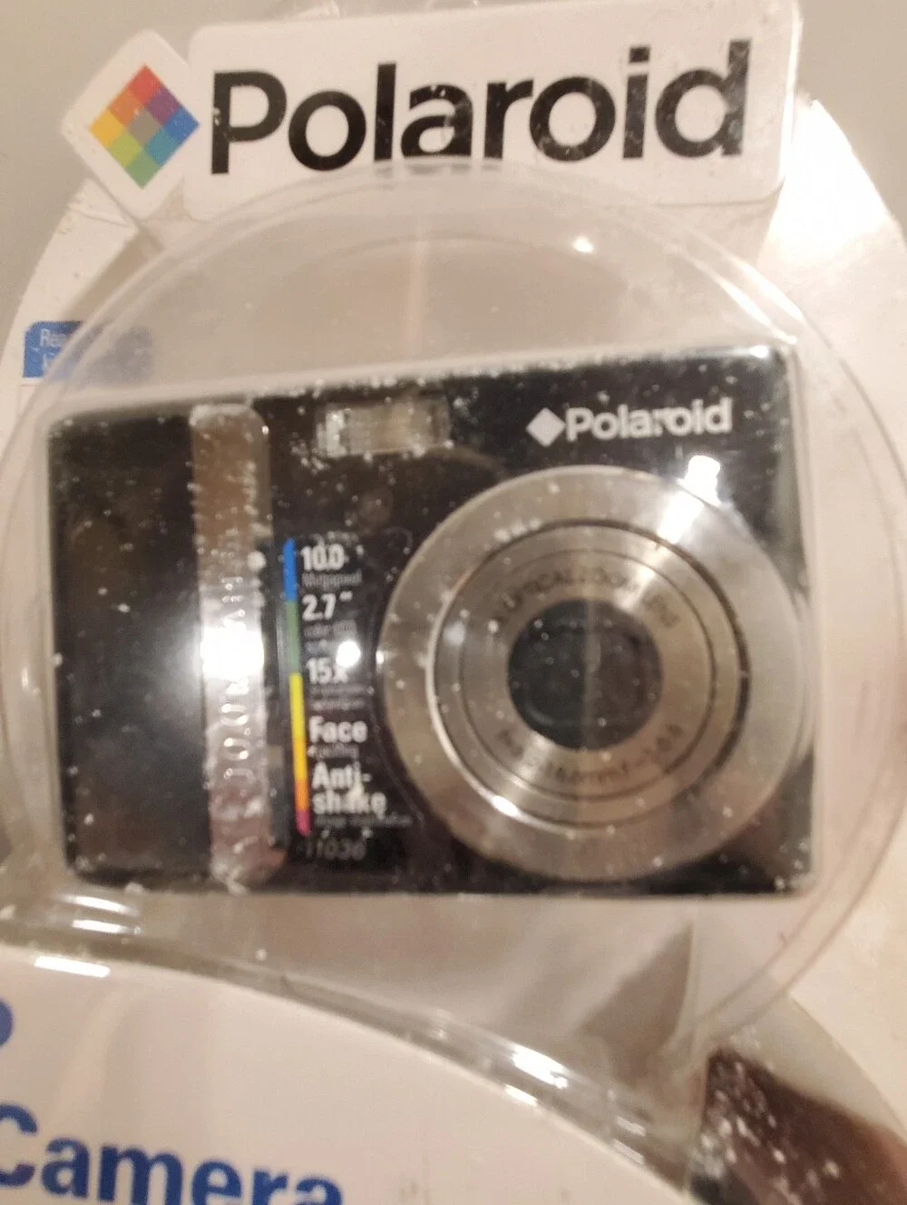 Polaroid - 10.0-Megapixel Digital Camera - Black/Silver